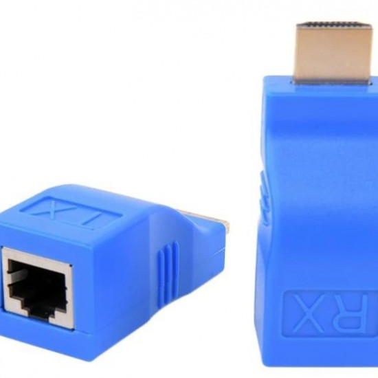 Alfais 4971 Hdmi Rj45 Cat5 6 Extender Uzatıcı Uzatma Aparatı Adaptör