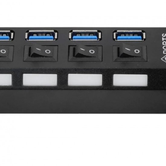 Alfais 5134 4 Port USB 3.0 2.0 Hub Çoğaltıcı Çoklayıcı Switch Splitter Çoklama Çoklu Cihaz Bağlama