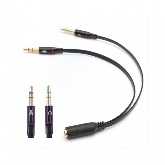 Alfais 4457 Kulaklık Mikrofon Çevirici Ayırıcı Switch Splitter 3.5mm