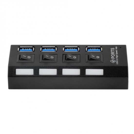 Alfais 4579 4 Port USB 3.0 Hub Çoğaltıcı Çoklayıcı Switch Splitter Çoklama Çoklu Cihaz Aygıt Bağlant