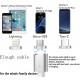 Alfais 4910 Iphone Lightning Samsung Micro Usb Type C Mıknatıslı Şarj Kablosu