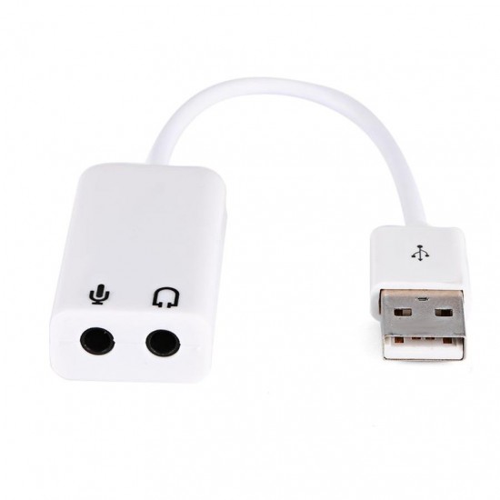 Alfais 4505 Harici Kablolu 7.1 Usb Ses Kartı 3.5mm Mikrofon Çevirici Dönüştürücü Adaptör