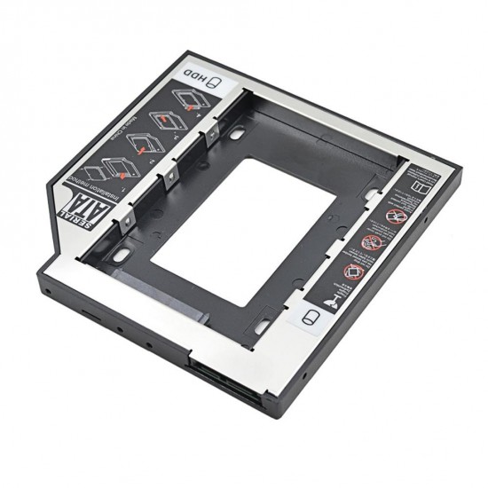 Alfais 4717 12.7mm Sata Hdd Harddisk Caddy Kızak Kutu Laptop Ssd Notebook İkinci Hdd Takma