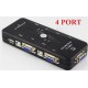 Alfais 4210 4 Port USB to KVM Switch Çoklayıcı Kasa Çoğaltıcı