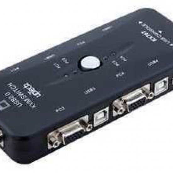 Alfais 4210 4 Port USB to KVM Switch Çoklayıcı Kasa Çoğaltıcı