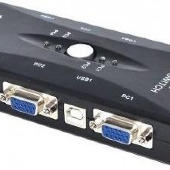 Alfais 4210 4 Port USB to KVM Switch Çoklayıcı Kasa Çoğaltıcı