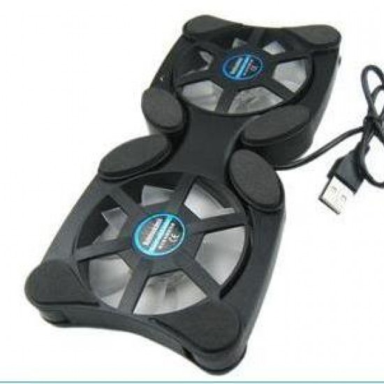 Alfais 4935 Laptop Altı Soğutucu Çift Fan Katlanabilir