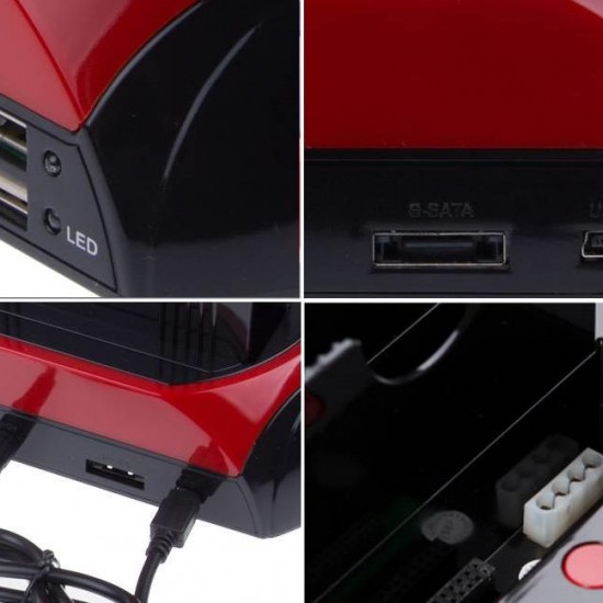 Alfais 4211 3.5 2.5 Usb Ide Sata Esata Hdd Hard Disk Masaüstü Dock Stand