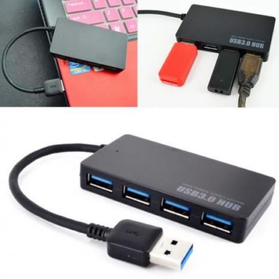 Alfais 5265 4 Port USB 3.0 2.0 Hub Çoklayıcı Çoğaltıcı Switch