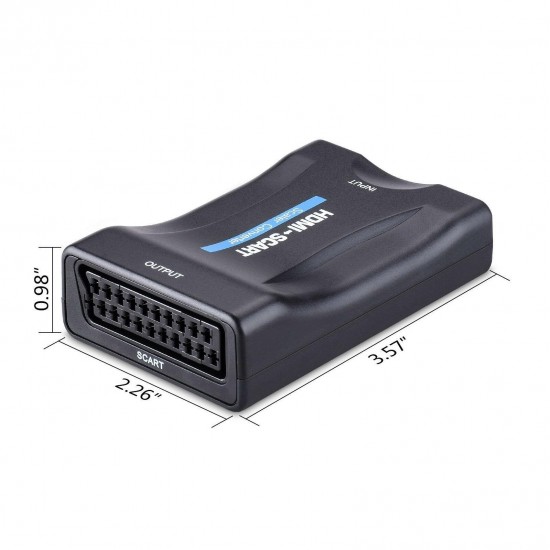 Alfais 4363 Hdmi To Scart Av Video Tv Çevirici Dönüştürücü Adaptör