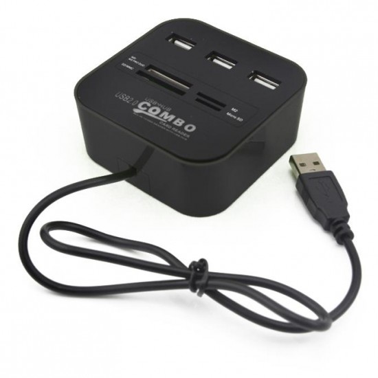 Alfais 5043 Usb Hub Çoklayıcı Çoklu Kart Okuyucu