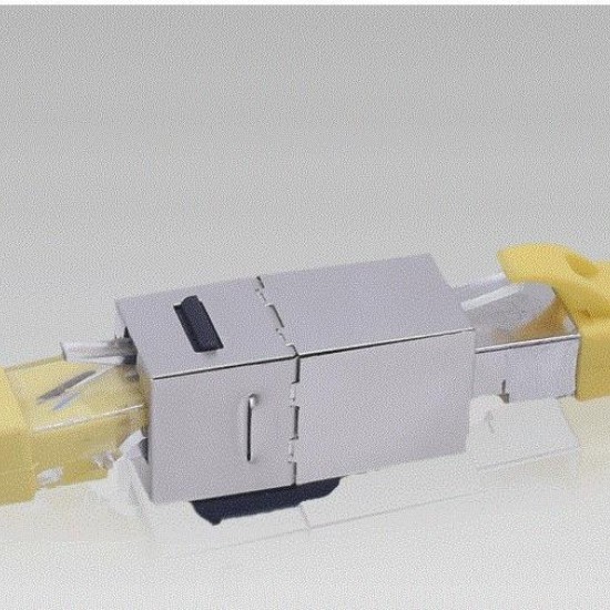 Alfais 4380 Cat6 Jack İnternet Kablo Birleştirici Rj45 Metal Dişi Dişi Ekleme Aparatı