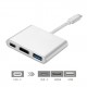 Alfais 4962 Usb 3.1 Type C To Hdmi Usb 3.0 Çevirici Dönüştürücü Adaptör Kablosu