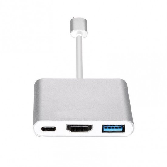 Alfais 4962 Usb 3.1 Type C To Hdmi Usb 3.0 Çevirici Dönüştürücü Adaptör Kablosu