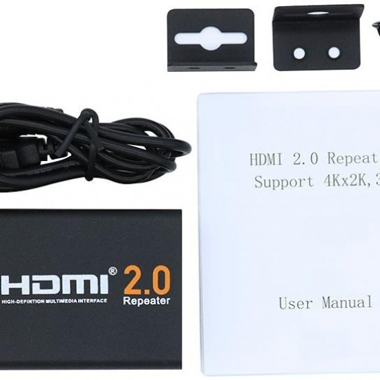 Alfais 4442 4k 2160p Hdmi 2.0 Repeater Dişi Dişi Kablo Extender Uzatıcı Ekleme Adaptörü