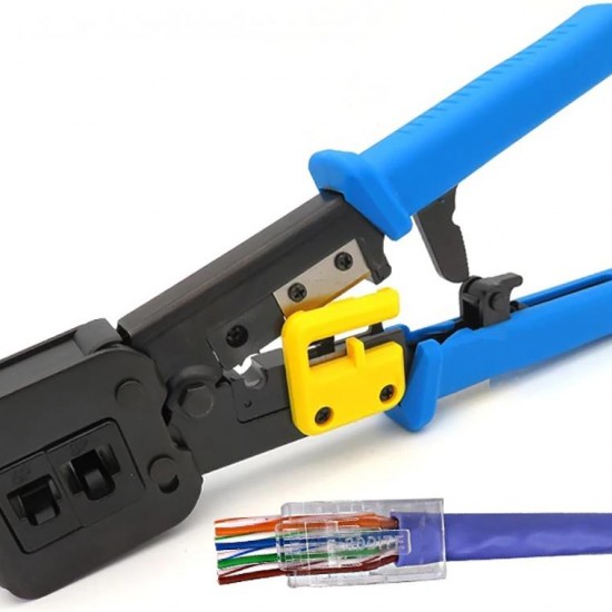 Alfais 4445 Ez Rj45 Rj11 Rj12 Yeni Nesil Konnektör Sıkma Pense Network Sıkma Pensesi