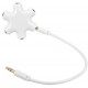 Alfais 4948 Kulaklık Çoklayıcı 3.5mm Stereo Çoğaltıcı Kalın Uç 5 Port