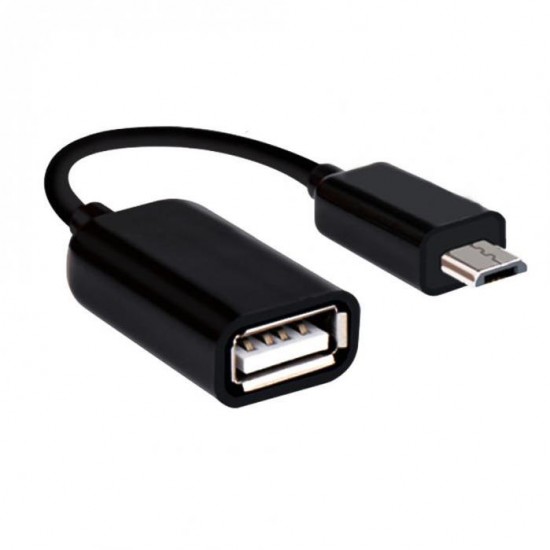 Alfais 4940 Micro Usb To Usb Çevirici Dönüştürücü Otg Klavye Mouse Flash Bağlantı Kablosu