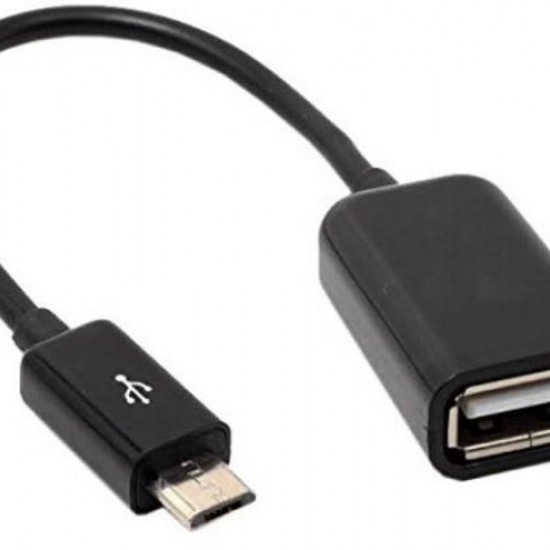 Alfais 4940 Micro Usb To Usb Çevirici Dönüştürücü Otg Klavye Mouse Flash Bağlantı Kablosu