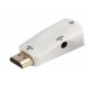 Alfais 4867 Hdmi To Vga Monitör Çevirici Dönüştürücü Adaptör