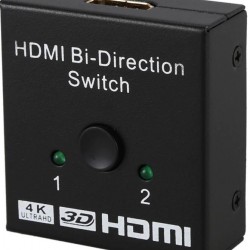 Alfais 4494 2 Port Çift Yönlü Hdmi Switch Splitter Ekran Monitör Çoklayıcı Çoğaltıcı Bidirection