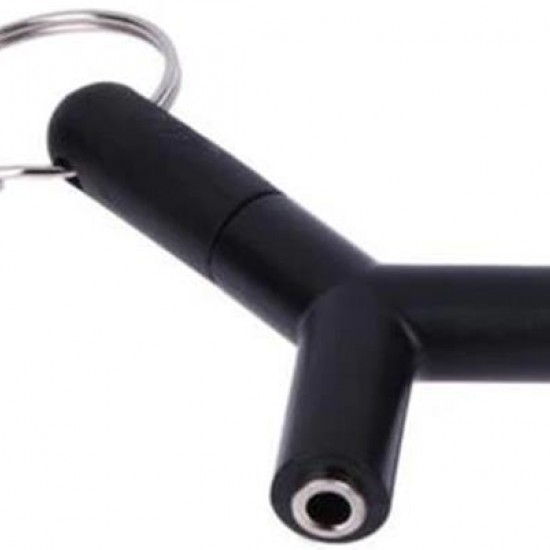 Alfais 4495 3.5mm Kulaklık Stereo Çoklayıcı Çoğaltıcı Switch Splitter Anahtarlık Adaptör