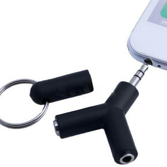 Alfais 4495 3.5mm Kulaklık Stereo Çoklayıcı Çoğaltıcı Switch Splitter Anahtarlık Adaptör