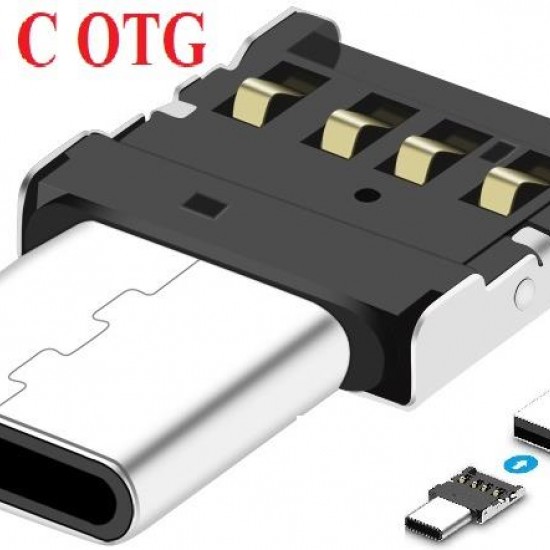 Alfais 4497 Type C To Usb Çevirici Mini Dönüştürücü Adaptör