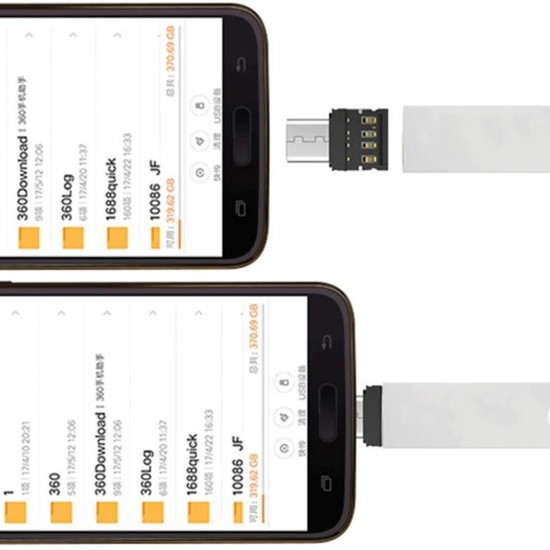 Alfais 4497 Type C To Usb Çevirici Mini Dönüştürücü Adaptör