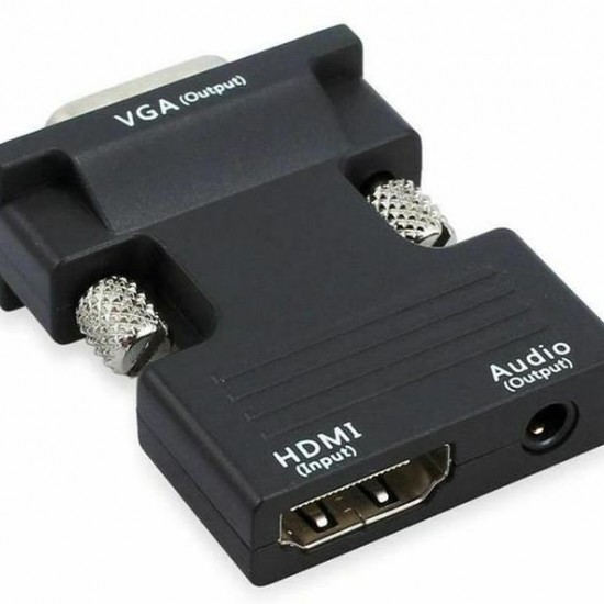 Alfais 4499 Ses Destekli Hdmi To Vga Monitör Çevirici Dönüştürücü Adaptör