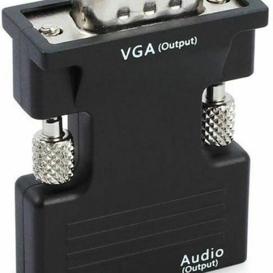 Alfais 4499 Ses Destekli Hdmi To Vga Monitör Çevirici Dönüştürücü Adaptör