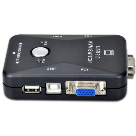 Alfais 4509 2 Port USB to KVM Switch Çoklu Pc Kasa Çoklayıcı
