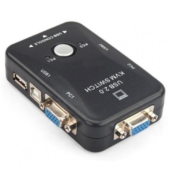 Alfais 4509 2 Port USB to KVM Switch Çoklu Pc Kasa Çoklayıcı