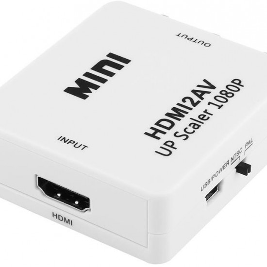 Alfais 4552 Hdmi To Av Rca Tos Çevirici Dönüştürücü Adaptör