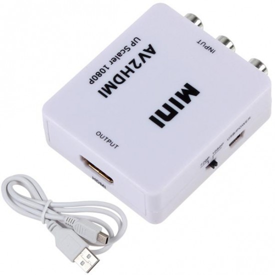 Alfais 4553 Rca Av To Hdmi Çevirici Dönüştürücü Adaptör