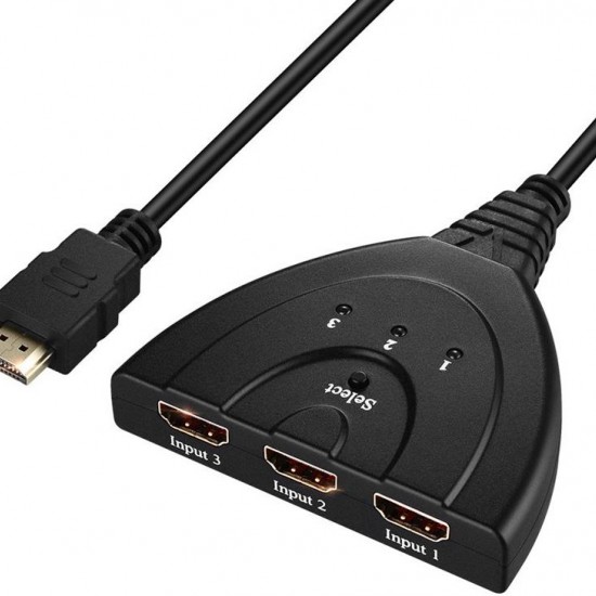 Alfais 4586 Hdmi Çoklayıcı Switch 3 Port Çoğaltıcı Alfais 4586 Hdmi Çoklayıcı Switch 3 Port Çoğaltıcı