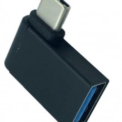 Alfais 4658 Type C 3.1 To Usb 3.0 Şarj 90 Dirsek Köşe Çevirici Dönüştürücü Adaptör
