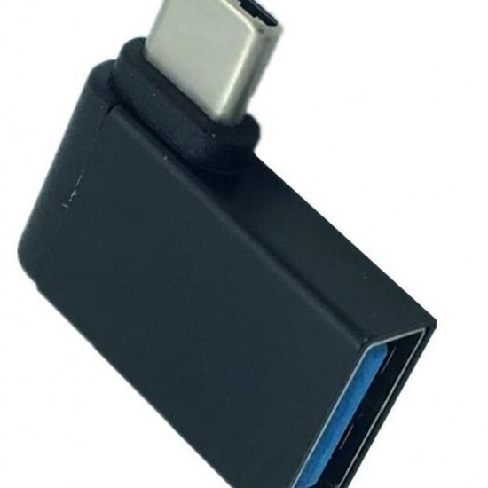 Alfais 4658 Type C 3.1 To Usb 3.0 Şarj 90 Dirsek Köşe Çevirici Dönüştürücü Adaptör