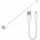 Alfais 4663 USB Lightning Kısa Data Şarj Kablosu 20 cm (Apple iPhone İçin)