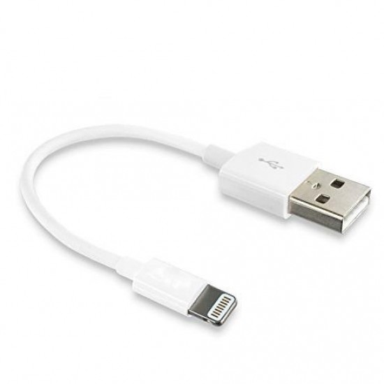 Alfais 4663 USB Lightning Kısa Data Şarj Kablosu 20 cm (Apple iPhone İçin)