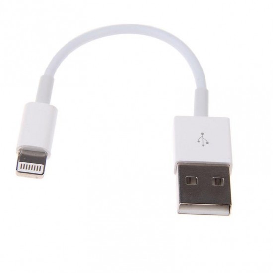 Alfais 4663 USB Lightning Kısa Data Şarj Kablosu 20 cm (Apple iPhone İçin)