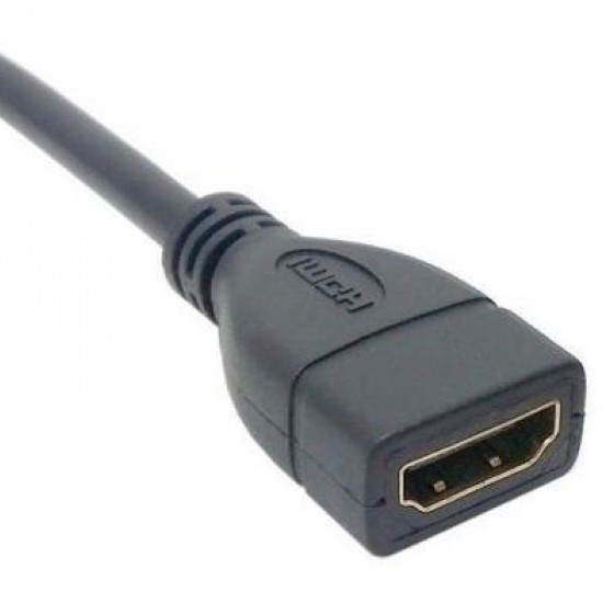 Alfais 4666 Hdmi Dişi Erkek Uzatma 90 Derece Dirsek Kablosu 0.5 Metre Alfais 4666 Hdmi Dişi Erkek Uzatma 90 Derece Dirsek Kablosu 0.5 Metre