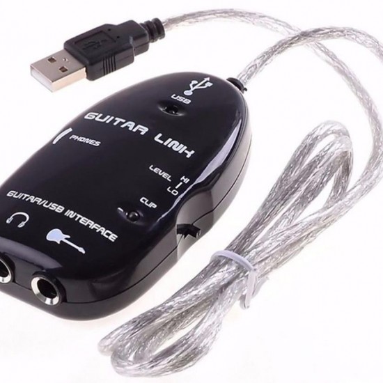 Alfais 4672 Usb Gitar Guitar Link Kablosu Çevirici Dönüştürücü Adaptör