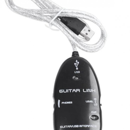 Alfais 4672 Usb Gitar Guitar Link Kablosu Çevirici Dönüştürücü Adaptör