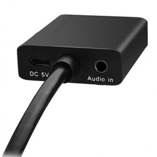 Alfais 4674 Vga To Hdmi Çevirici Dönüştürücü Adaptör Kablo Ucu Çevirici