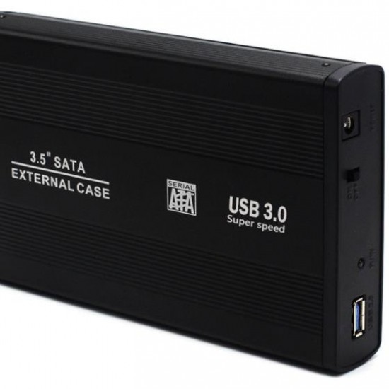 Alfais 4765 Usb 3.0 3.5 İnç Sata Usb Bağlantılı Hdd Harddisk Kutusu