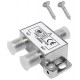 Alfais 4818 2 li Uydu Splitter Kablo TV Rg6 Anten Çoklayıcı Dağıtıcı