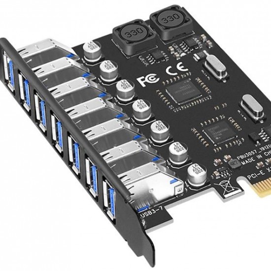 Alfais 4899 Pci-e Express 7 Port Usb 3.0 Kart Hub Çoklayıcı Çoğaltıcı Alfais 4899 Pci-e Express 7 Port Usb 3.0 Kart Hub Çoklayıcı Çoğaltıcı