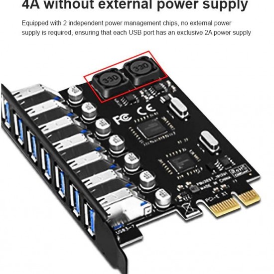Alfais 4899 Pci-e Express 7 Port Usb 3.0 Kart Hub Çoklayıcı Çoğaltıcı Alfais 4899 Pci-e Express 7 Port Usb 3.0 Kart Hub Çoklayıcı Çoğaltıcı