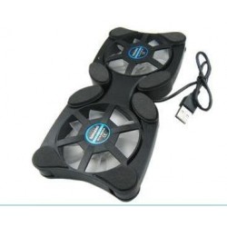 Alfais 4935 Laptop Altı Soğutucu Çift Fan Katlanabilir